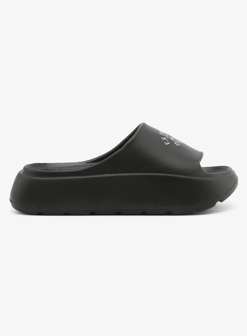 Women's Black Slides - Stylish Perfect for Casual Outfit